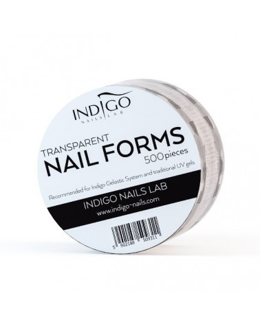 Transparent Nail Forms - 500 pcs
