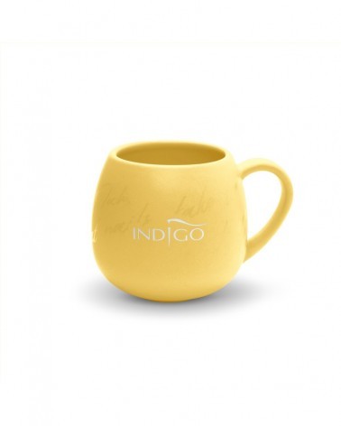 Indigo yellow Ceramic Mug
